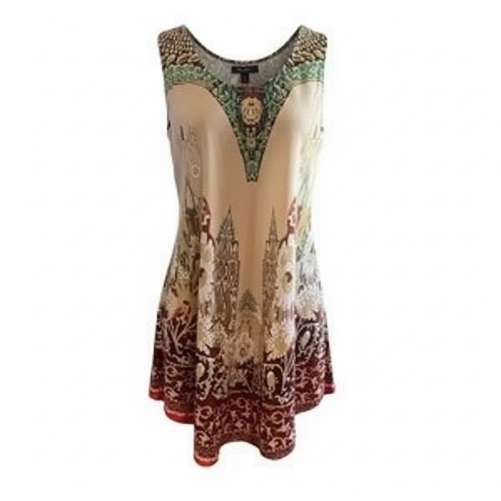LaPogee Flowy Loose Fit bohemian Women's Summer‎ Dress, Medium